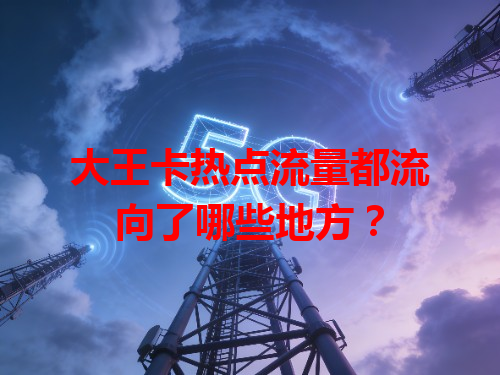 大王卡热点流量都流向了哪些地方？