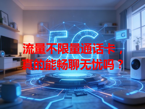 流量不限量通话卡，真的能畅聊无忧吗？