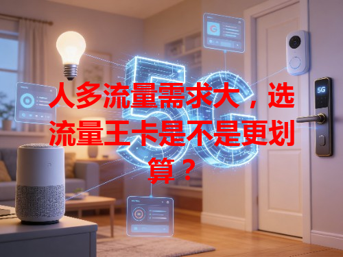 人多流量需求大，选流量王卡是不是更划算？