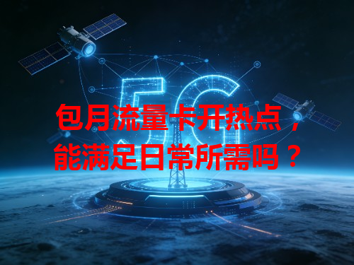 包月流量卡开热点，能满足日常所需吗？