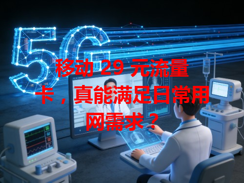 移动 29 元流量卡，真能满足日常用网需求？