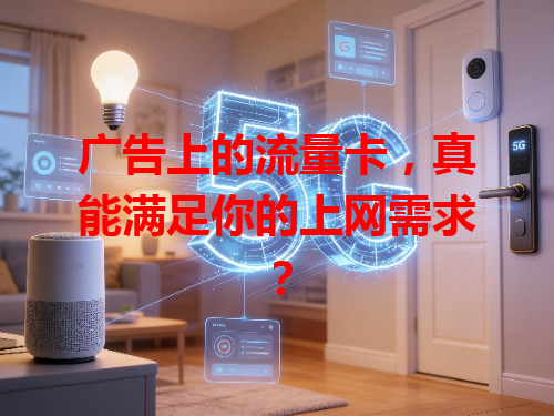 广告上的流量卡，真能满足你的上网需求？