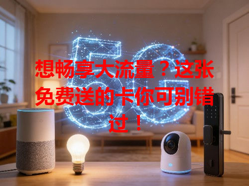 想畅享大流量？这张免费送的卡你可别错过！