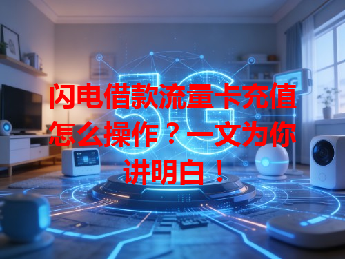 闪电借款流量卡充值怎么操作？一文为你讲明白！