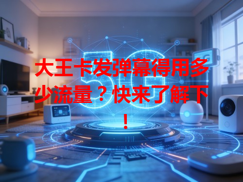 大王卡发弹幕得用多少流量？快来了解下！