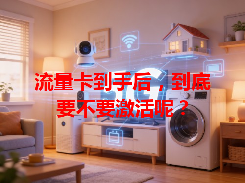 流量卡到手后，到底要不要激活呢？