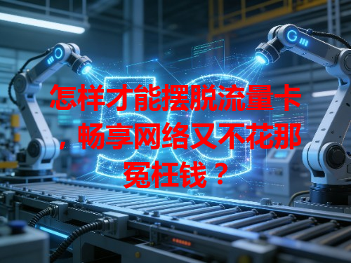 怎样才能摆脱流量卡，畅享网络又不花那冤枉钱？