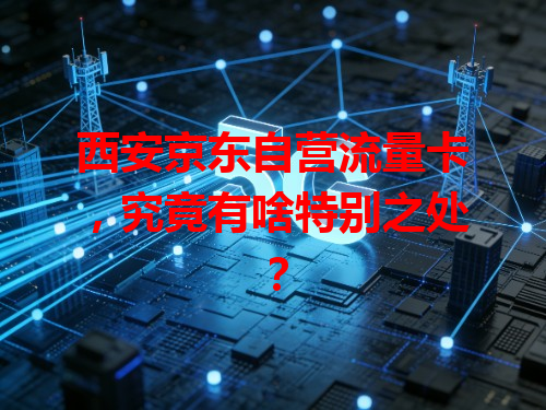 西安京东自营流量卡，究竟有啥特别之处？