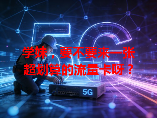 学妹，要不要来一张超划算的流量卡呀？