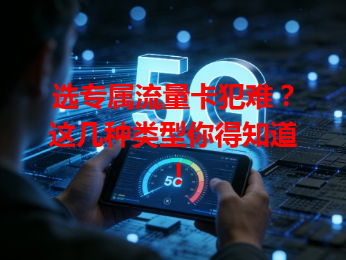 选专属流量卡犯难？这几种类型你得知道！