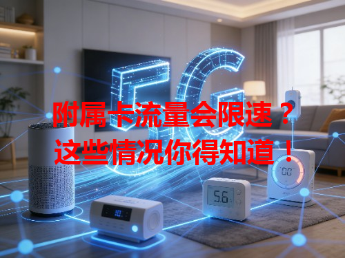 附属卡流量会限速？这些情况你得知道！