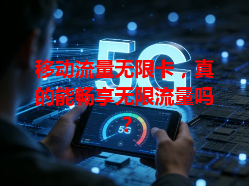 移动流量无限卡，真的能畅享无限流量吗？