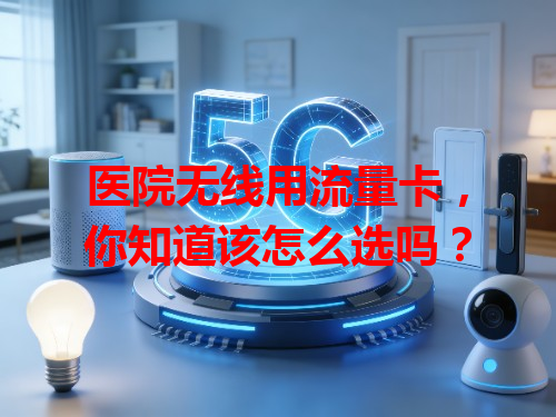 医院无线用流量卡，你知道该怎么选吗？
