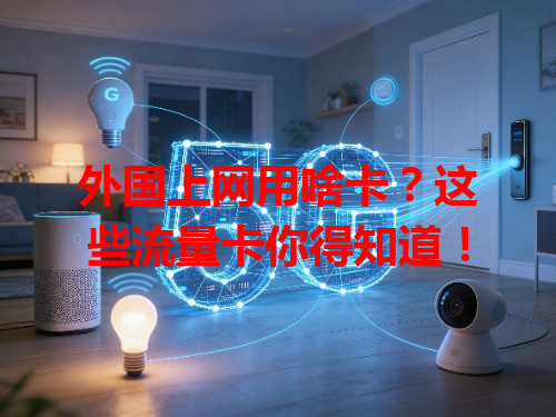 外国上网用啥卡？这些流量卡你得知道！