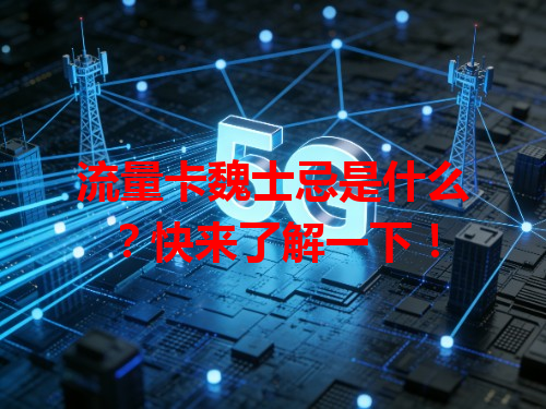 流量卡魏士忌是什么？快来了解一下！