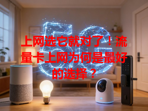 上网选它就对了！流量卡上网为何是最好的选择？