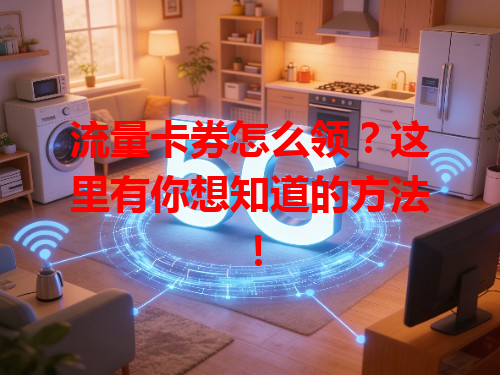 流量卡券怎么领？这里有你想知道的方法！