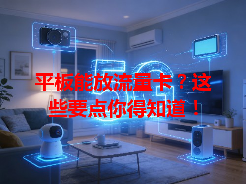 平板能放流量卡？这些要点你得知道！