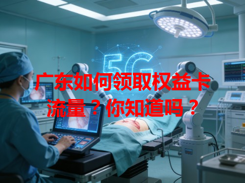 广东如何领取权益卡流量？你知道吗？
