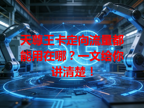天尊王卡定向流量都能用在哪？一文给你讲清楚！