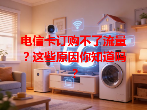 电信卡订购不了流量？这些原因你知道吗？