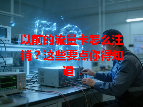 以前的流量卡怎么注销？这些要点你得知道！