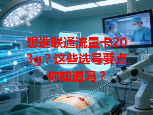 想选联通流量卡203g？这些选号要点你知道吗？