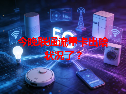 今晚联通流量卡出啥状况了？