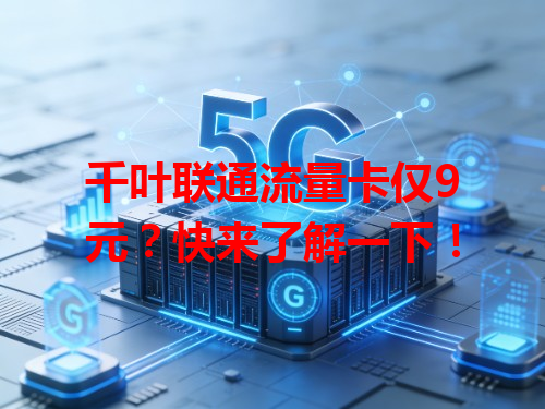 千叶联通流量卡仅9元？快来了解一下！