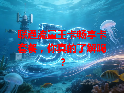 联通流量王卡畅享卡套餐，你真的了解吗？