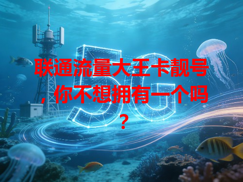 联通流量大王卡靓号，你不想拥有一个吗？