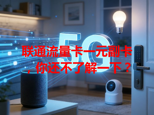 联通流量卡一元副卡，你还不了解一下？