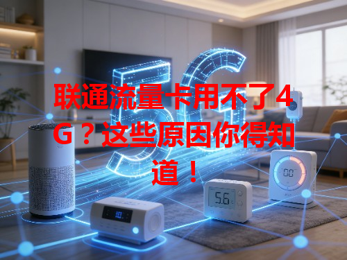 联通流量卡用不了4G？这些原因你得知道！
