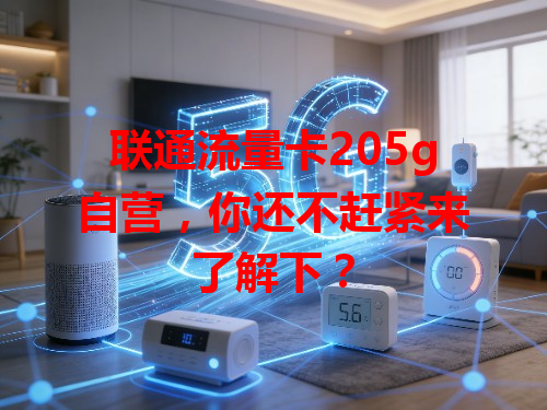 联通流量卡205g自营，你还不赶紧来了解下？