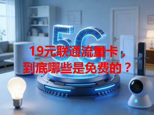 19元联通流量卡，到底哪些是免费的？