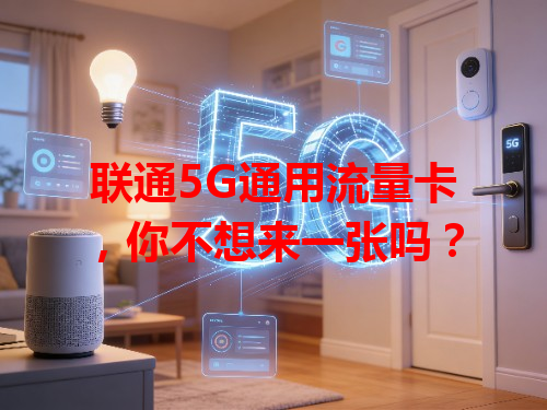 联通5G通用流量卡，你不想来一张吗？