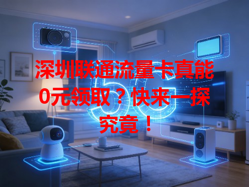 深圳联通流量卡真能0元领取？快来一探究竟！