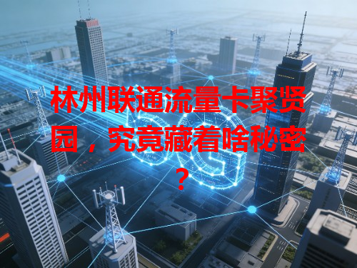 林州联通流量卡聚贤园，究竟藏着啥秘密？