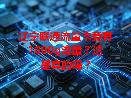 辽宁联通流量卡竟有1000g流量？这是真的吗？