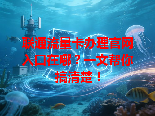 联通流量卡办理官网入口在哪？一文帮你搞清楚！