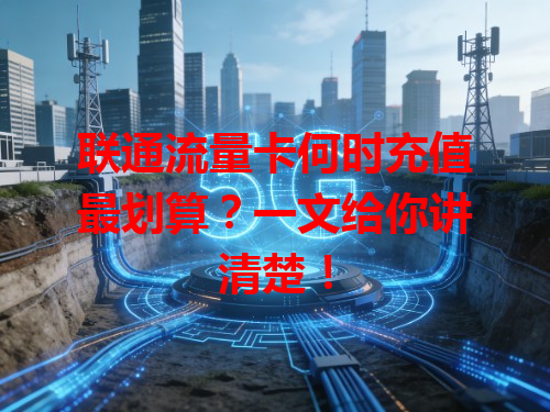 联通流量卡何时充值最划算？一文给你讲清楚！
