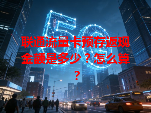 联通流量卡预存返现金额是多少？怎么算？