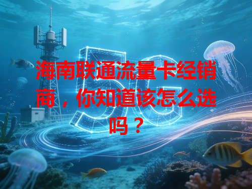 海南联通流量卡经销商，你知道该怎么选吗？