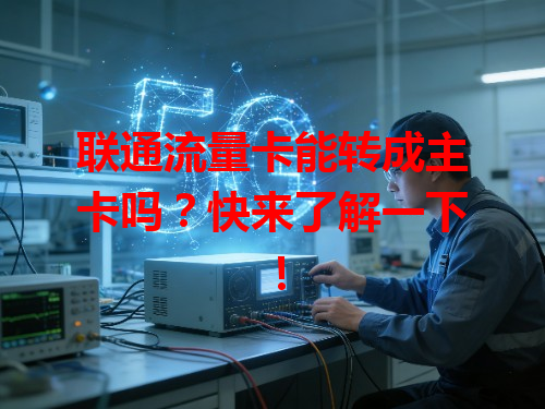 联通流量卡能转成主卡吗？快来了解一下！
