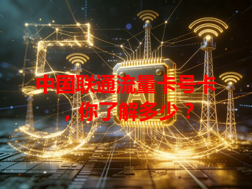 中国联通流量卡号卡，你了解多少？