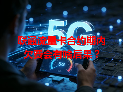 联通流量卡合约期内欠费会有啥后果？