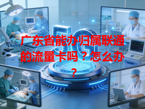 广东省能办归属联通的流量卡吗？怎么办？