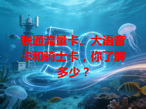 联通流量卡、大语音卡和骑士卡，你了解多少？