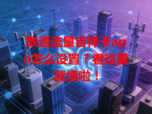 联通流量吉祥卡apn怎么设置？看这里就懂啦！