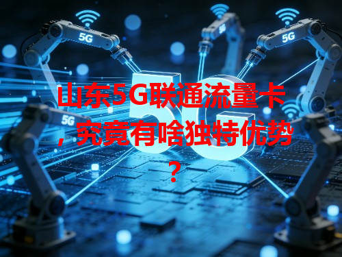 山东5G联通流量卡，究竟有啥独特优势？